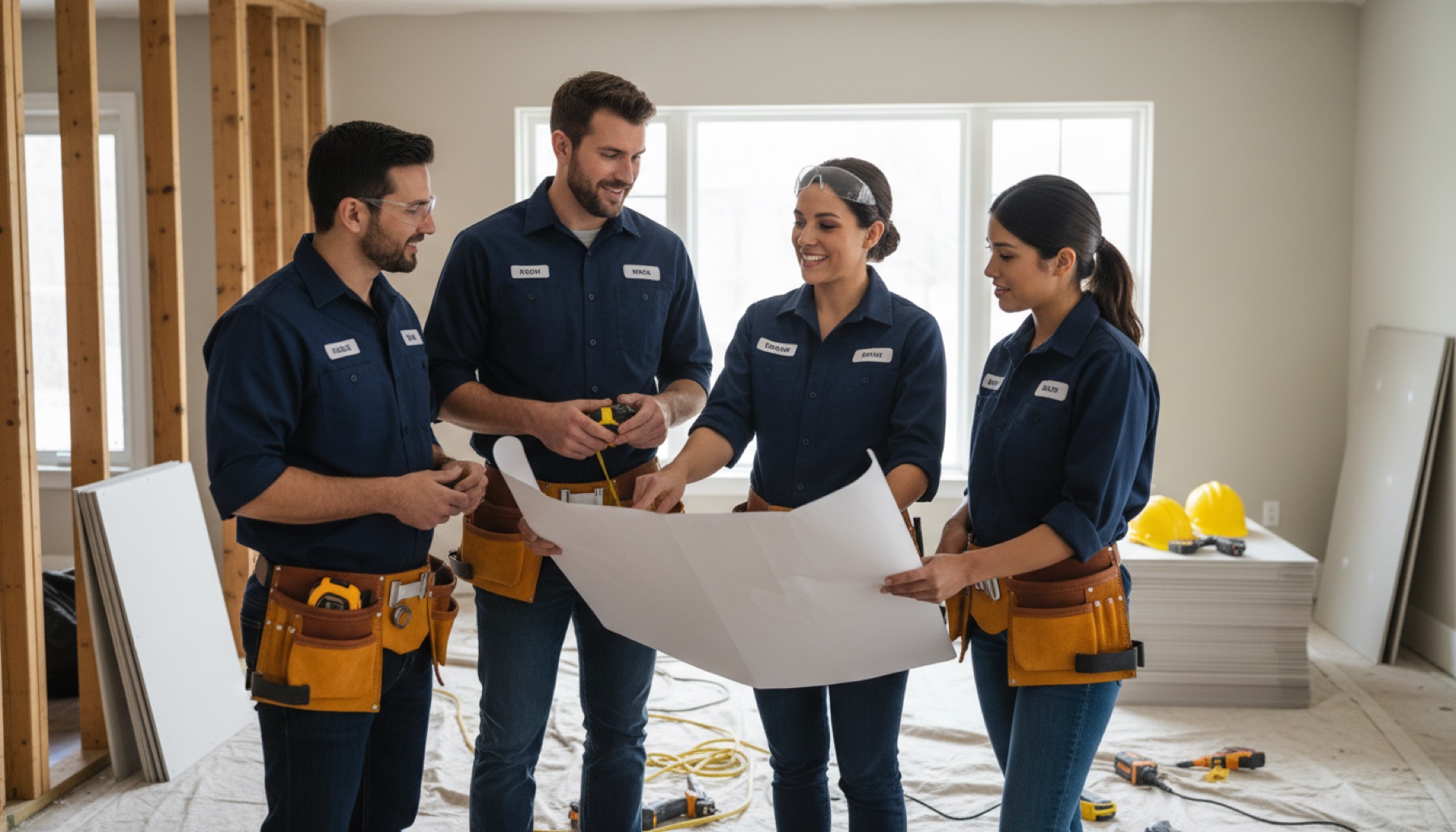Affordable Remodels FL team on site
