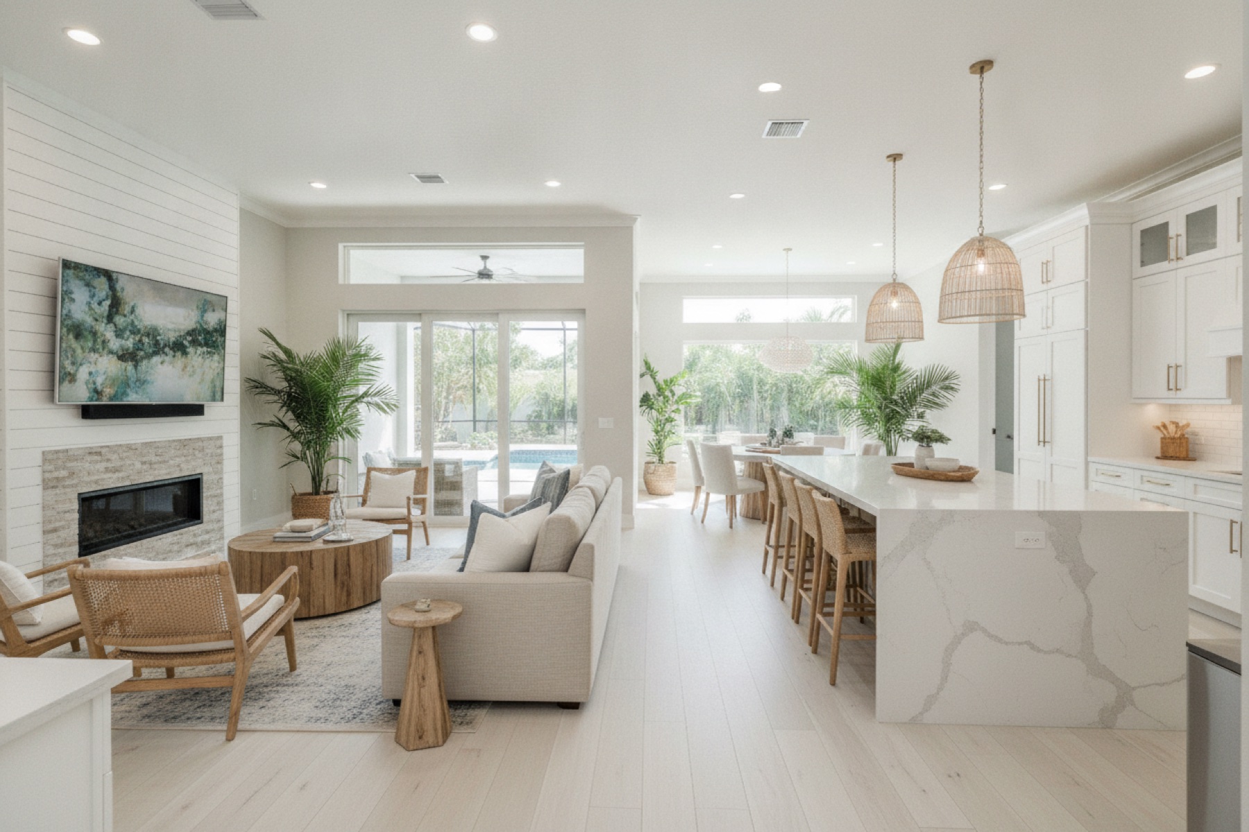 Completed Florida home remodel